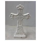 Burton & Burton White Ceramic Cross