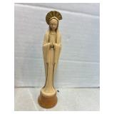 Wood Mary Figurine