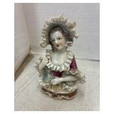 Vintage Lace Porcelain Figurine small chips