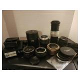 Camera Lenses. etc