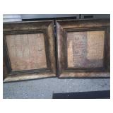 Set of 2 textured prints