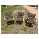 Cushioned Rolling Chairs Need Work HS