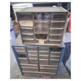 2 storage organizers with hardware