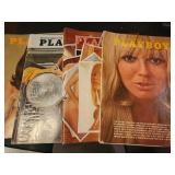 4 Vintage Playboy Magazines 1969