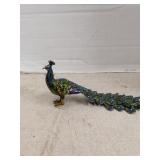 Peacock decorative figurine