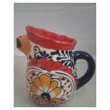 Mexican milk cream pitcher has chip