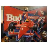 Vintage Metal Budweiser Advertising Sign