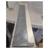 Counter top trim board