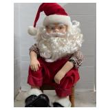 Santa decor with chair