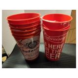 Budweiser Plastic Drink Cups