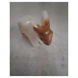 Vintage Onyx donkey