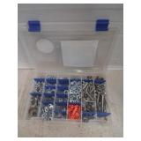 Tray of screws and washers
