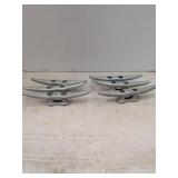 Metal door handles