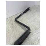 Crank iron
