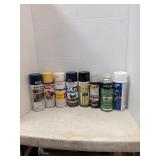 Lot of spray paint