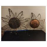 Metal Sun Decor