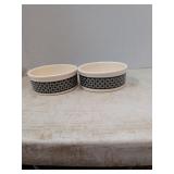 Dog food dishes