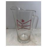 Budweiser Glass Pitcher
