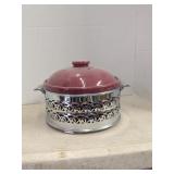 Vintage pottery cassorole dish