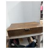 Meriden silverware set with case