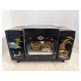 Musical Asian Style Jewelry Box Works One Hinge