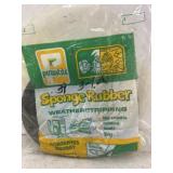 Sponge rubber weather stripping
