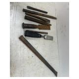 Lot of chisels