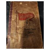 Antique Notebook filled with Hand written Recipes