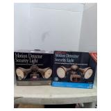 Lot of motion sensing lights