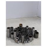 Lot of various sockets