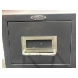 Steel single-drawer filing cabinet