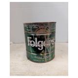Vintage Folgers coffee tin