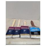 Lot of paint brushes
