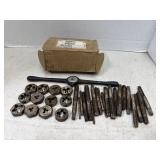 Lot Tap And Dies With Die Wrench