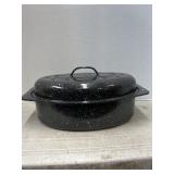 Granite Ware brand enamel steel roasting pan
