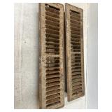 Metal vent covers