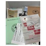 Lot of Marlin Books, and Papers