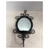 Wall Hanging Mirror Candle Holder