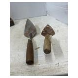 Small masonry brick trowels