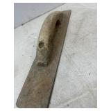 wooden float trowel