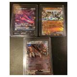 3 Japananese in Sleeves Pokemon Cards