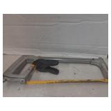Hand saw and clamp