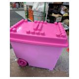 Mega blocks wagon with blocks