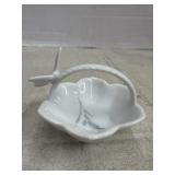Japan Takahashi Ceramic Butterfly Trinket Dish
