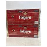 Folger tin sign