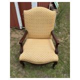 Cushioned Wooden Chair T3