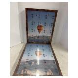 Lot Of Framed Air Ballon Prints 6 NIP