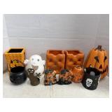 Lot Of Halloween Candle Holders