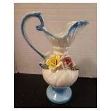 Vintage Floral Pitcher