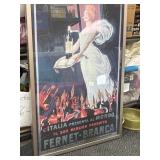 Framed Fernet Branca Poster t1